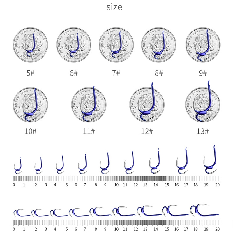 Circle Hooks Hilitchi 200 Piece Kit 6 Sizes High Carbon Steel With Beads Swivels Fishing Hooks