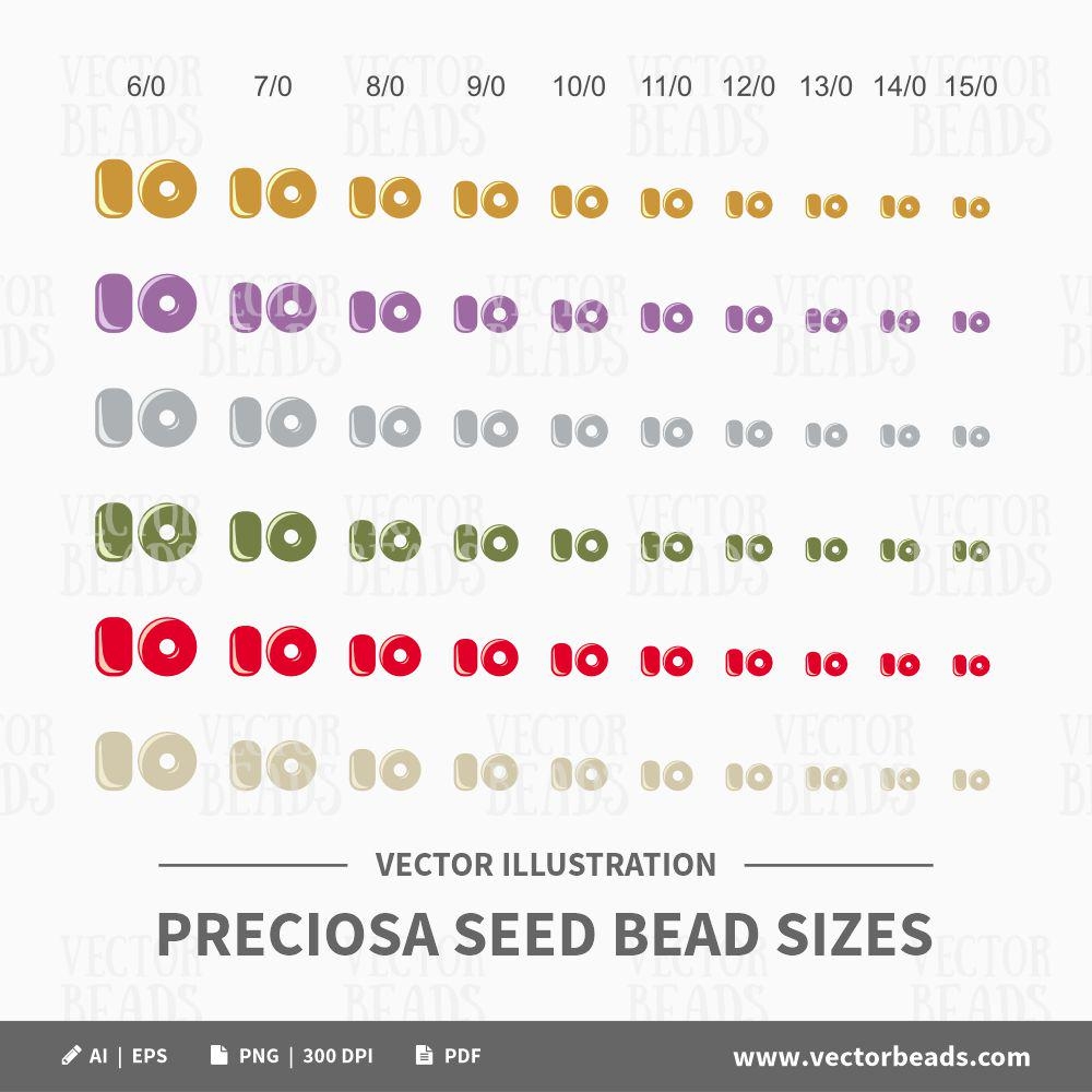 Printable Bead Size Chart Actual Size