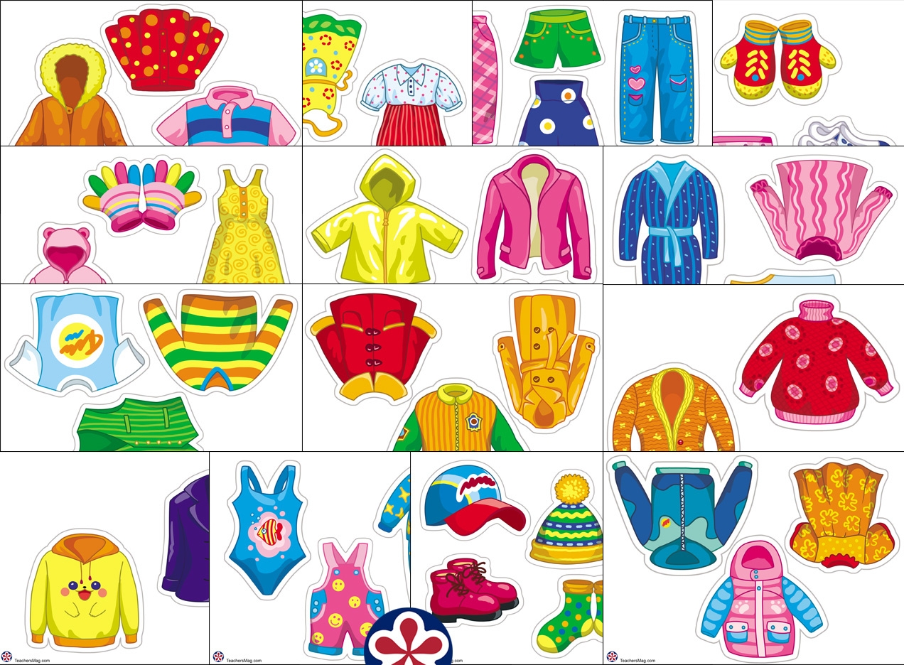 Clothing Printable For Preschool Activities TeachersMag