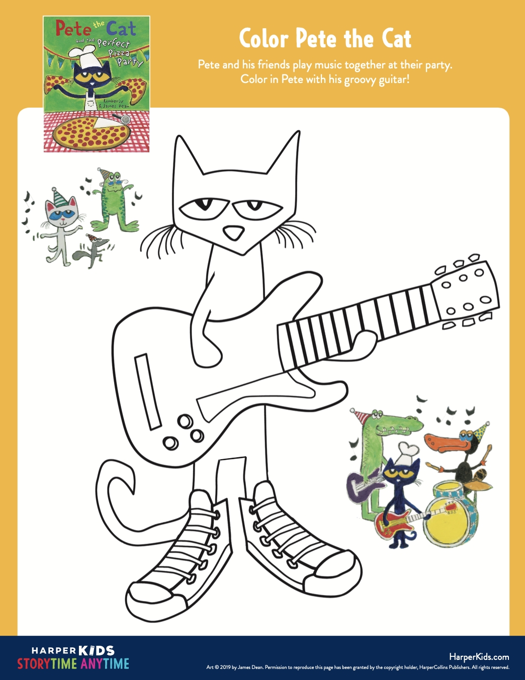 Pete The Cat Printable Worksheets