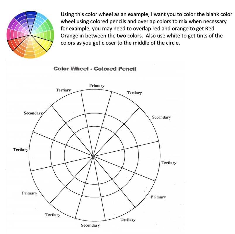 Blank Color Theory Chart Printable