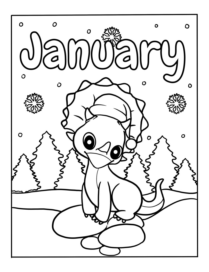 Coloring Pages January Printable And Free Dinosaur Pictures To Color Coloring Pages January Printable And Free Dinosaur Pictures To Color