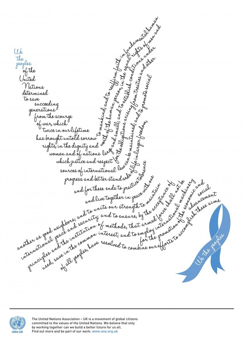 Commemorative United Nations Charter Posters Now Available UNA UK