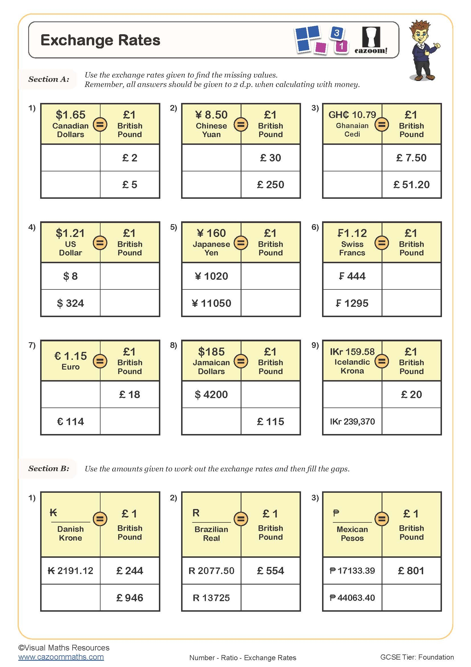 Converting Between Dollars And Cents Worksheets Worksheets Library