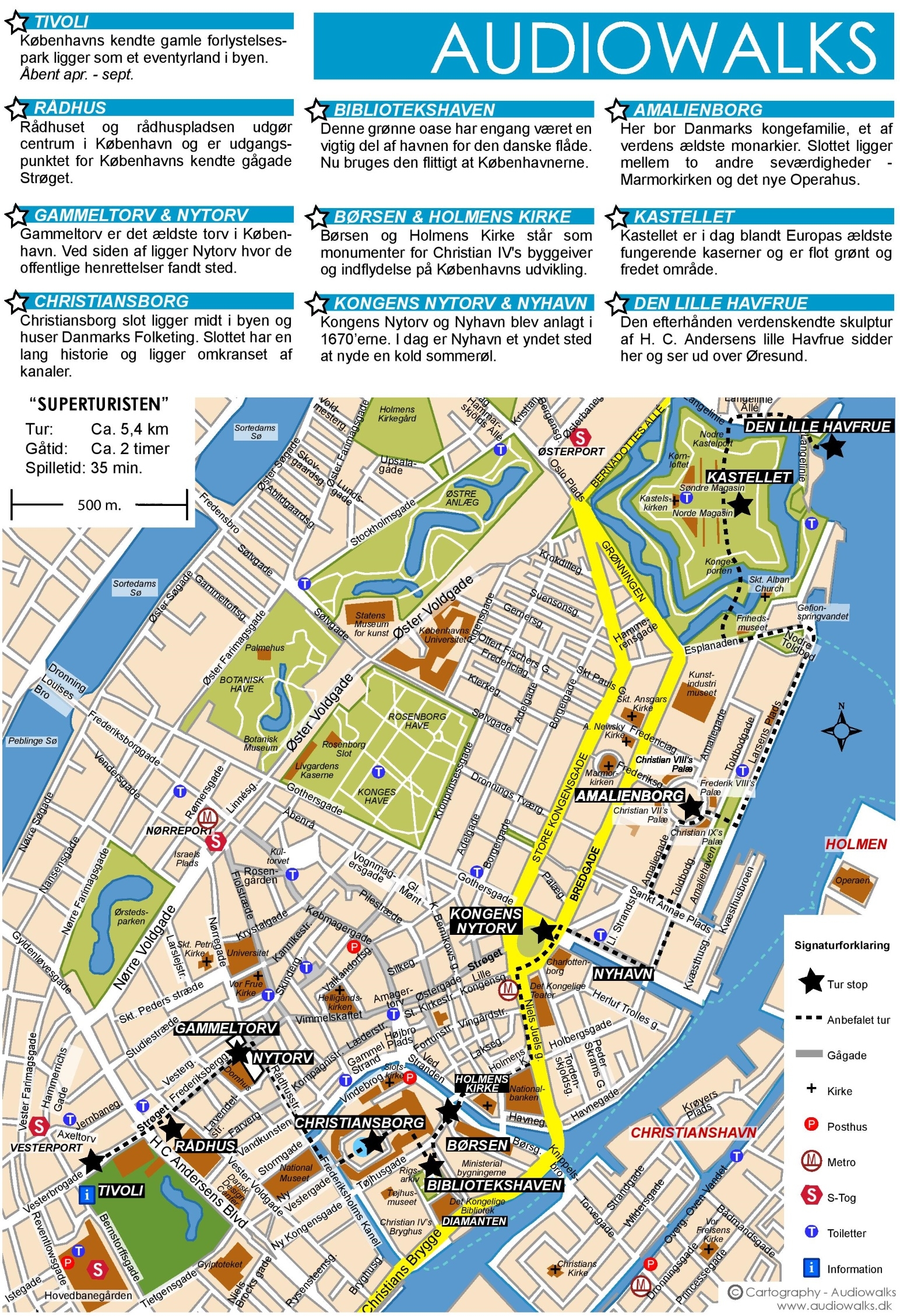 Printable Tourist Map Of Copenhagen Printable Tourist Map Of Copenhagen