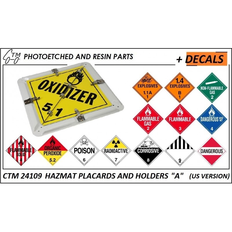 Printable Hazmat Placards Chart