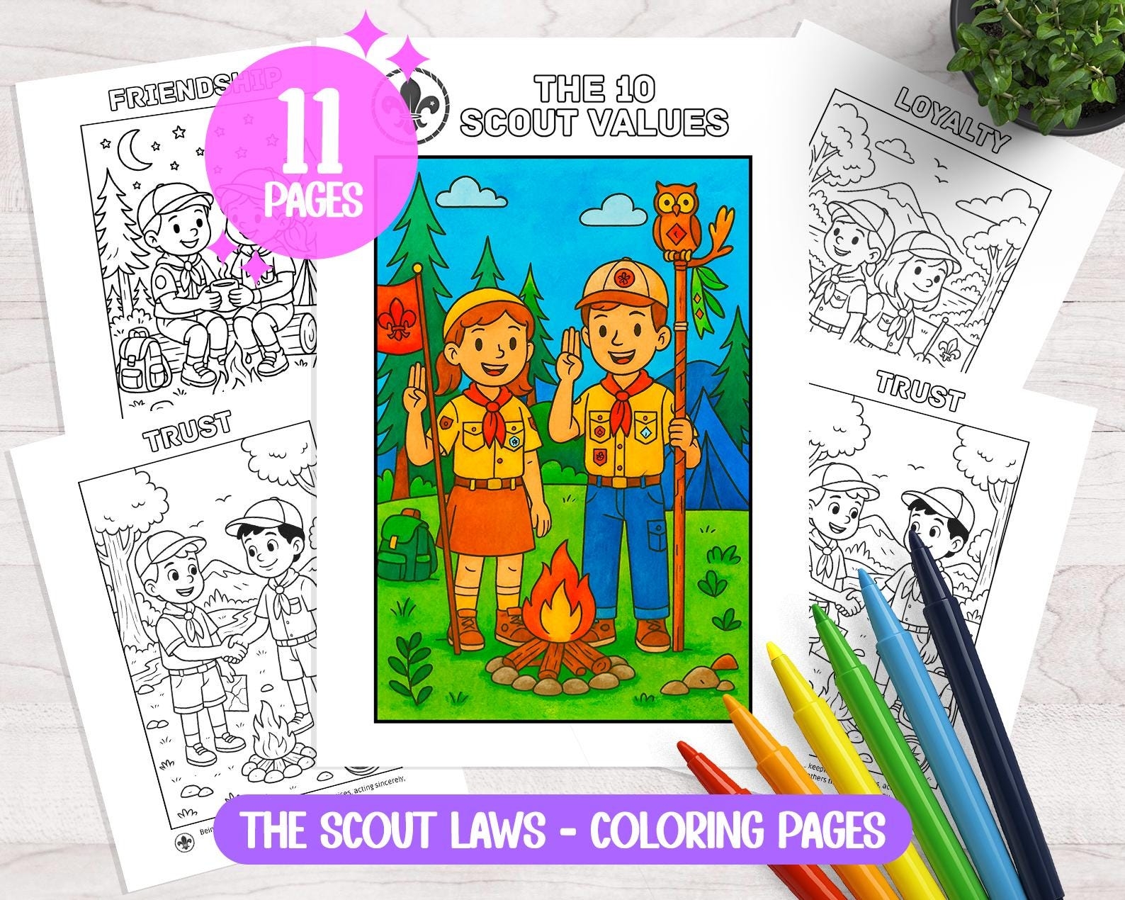 Cub Scout Printable Activity Sheets