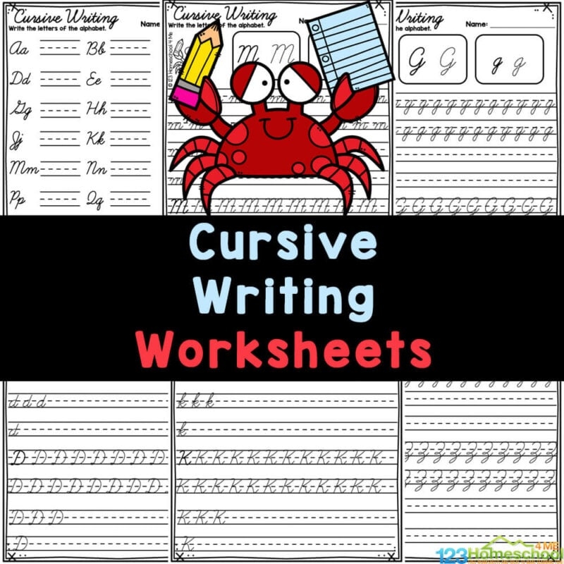  Cursive Writing Practice Sheets Free Worksheets 