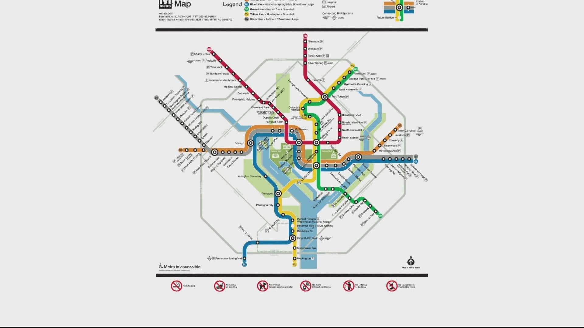 Printable Metro Map