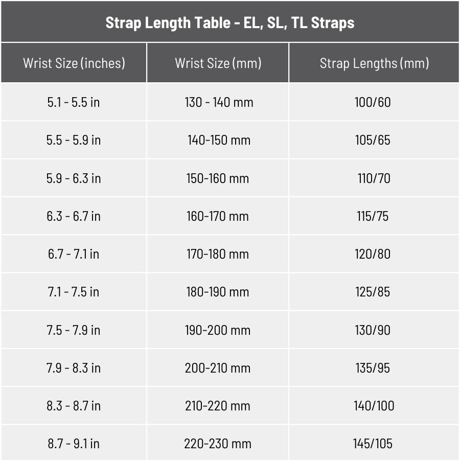 DaVarg Strap Size Measurement A2 Castello DaVarg 