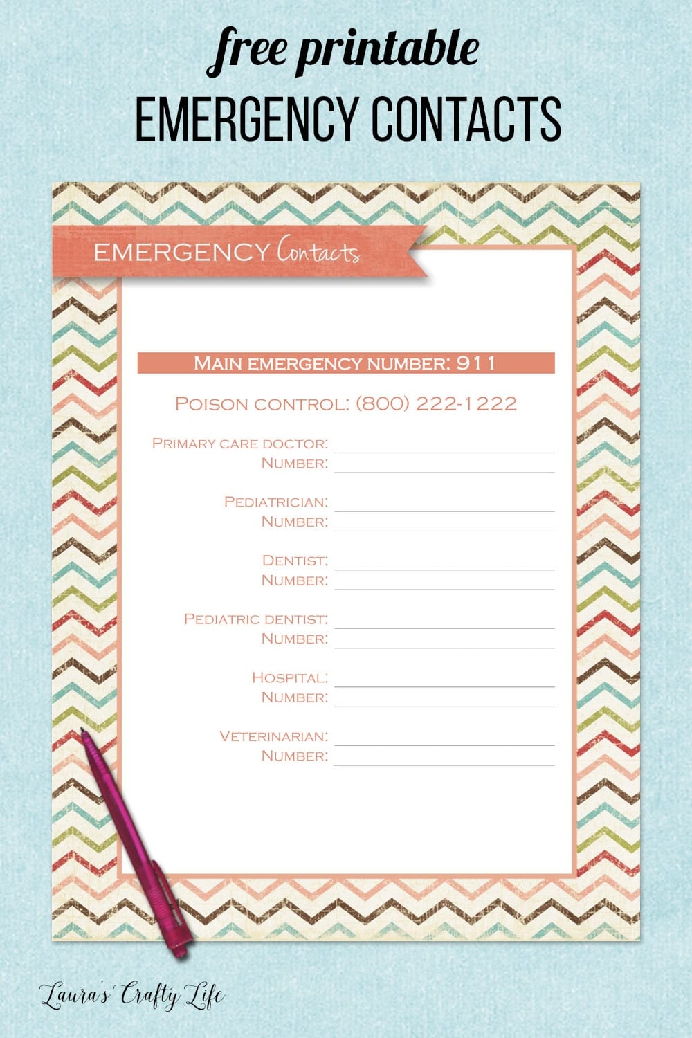 Contact Sheet Printable