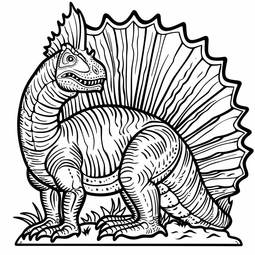 Dinosaur Coloring Pages Free Printable DrawingEZ