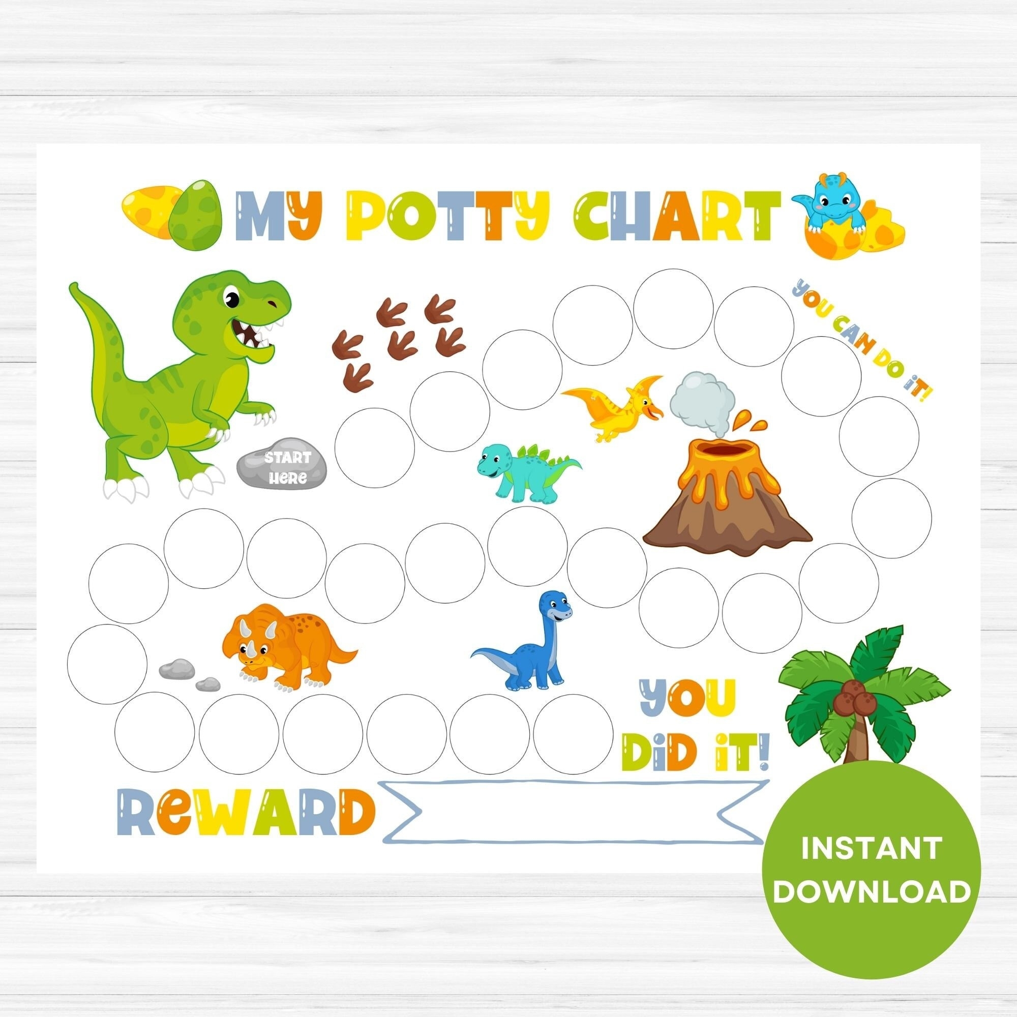 Potty Chart Printables