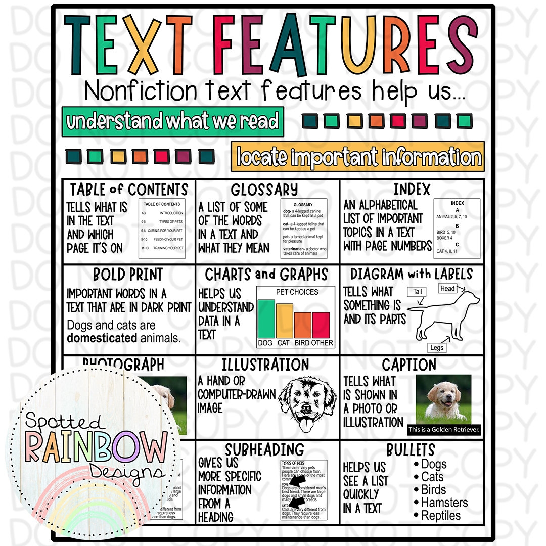 DIY Printable Traceable Anchor Chart Template Jumbo Text Features Reading Classroom Tools Graphic Organizer 2nd Grade Reading Teacher Etsy Norway DIY Printable Traceable Anchor Chart Template Jumbo Text Features Reading Classroom Tools Graphic Organizer 2nd Grade Reading Teacher Etsy Norway