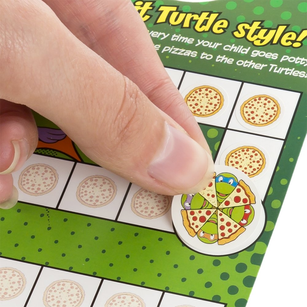 Door Hanger Reward Chart Teenage Mutant Ninja Turtles Potty Training Reward Chart Door Hanging Sticker Kit TMNT Potty Training