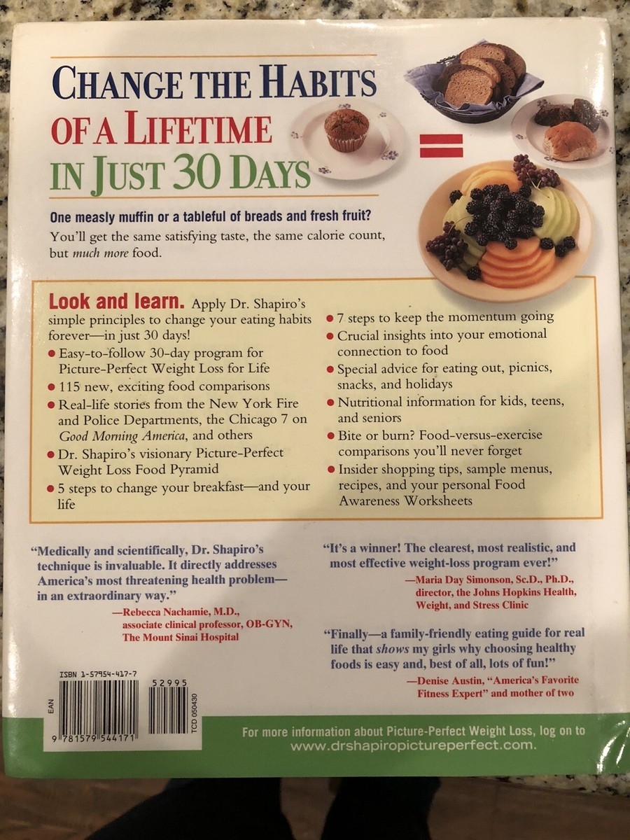 Dr Shapiros Picture Perfect Weight Loss 30 Day Plan By Howard M Shapiro 9781579544171 EBay