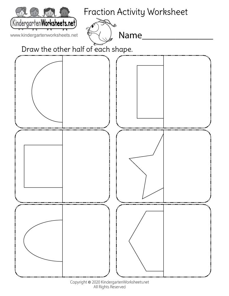 Free Printable Symmetry Worksheets For Kindergarten