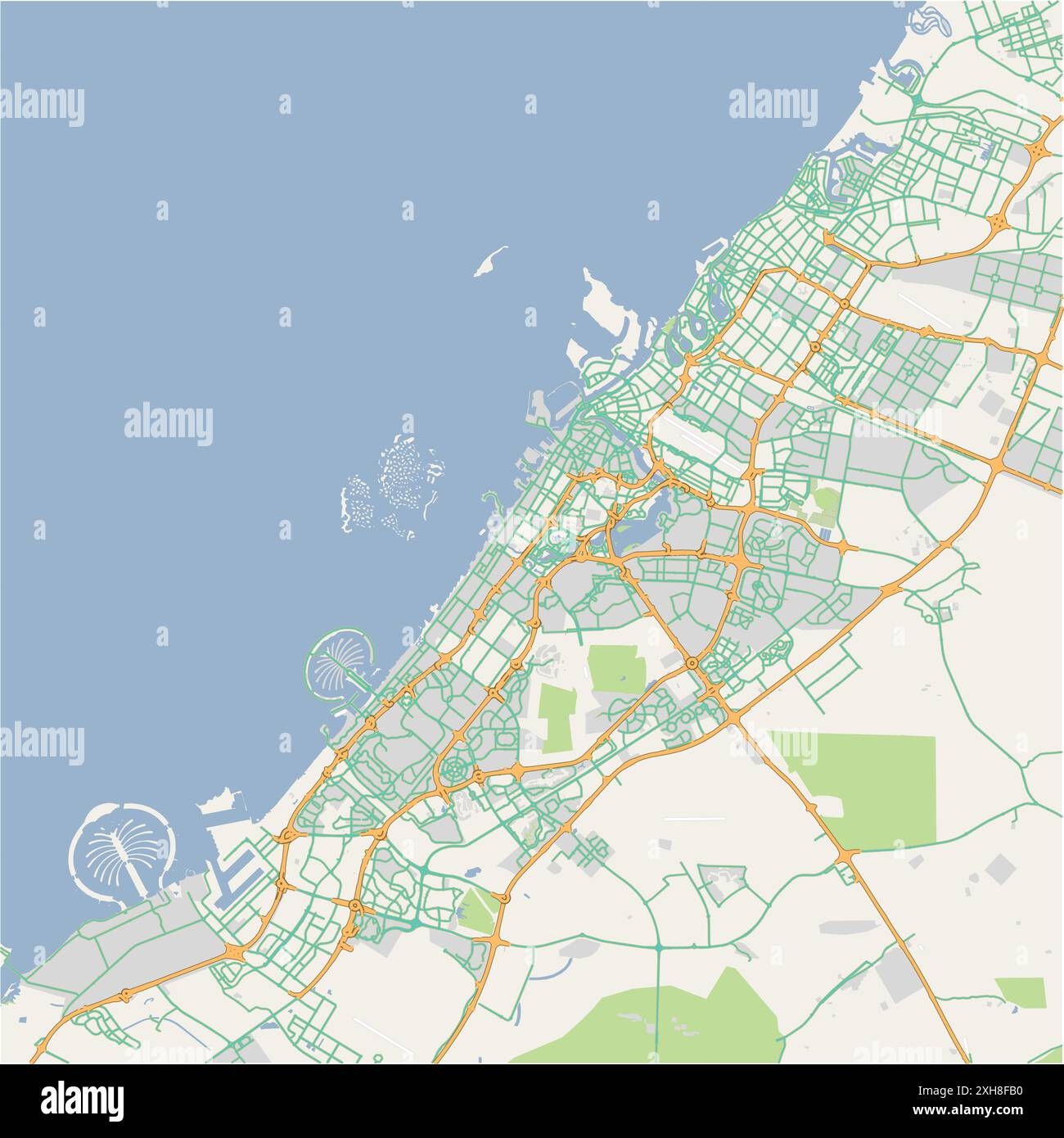 Dubai Map Hi res Stock Photography And Images Alamy