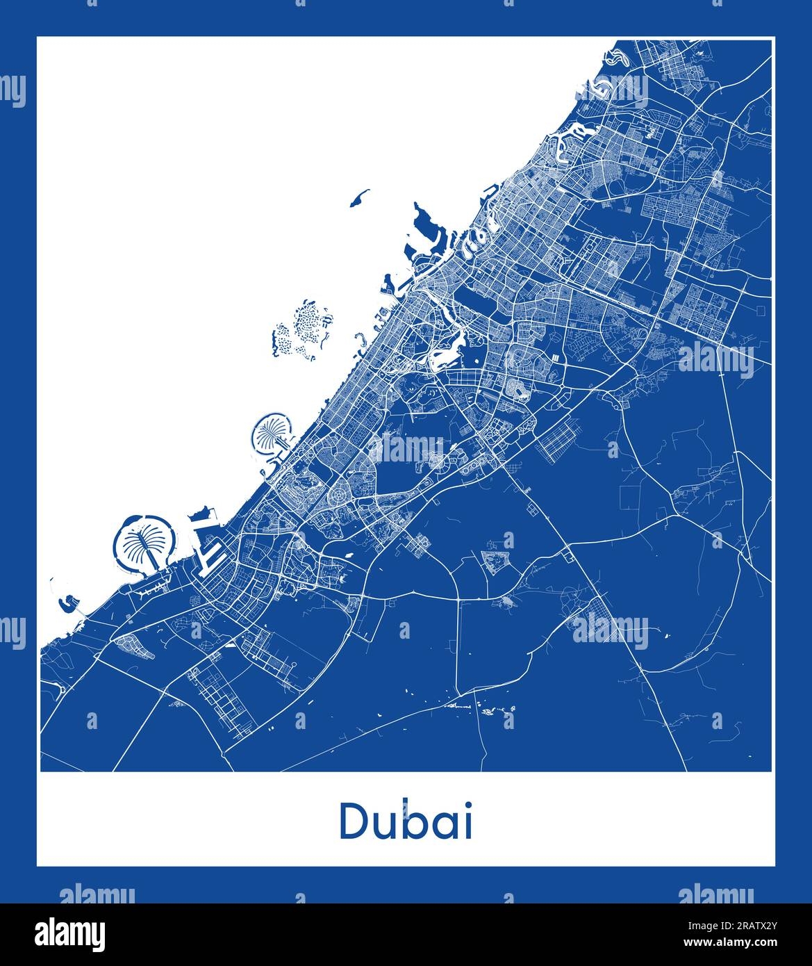 Printable Map Of Dubai