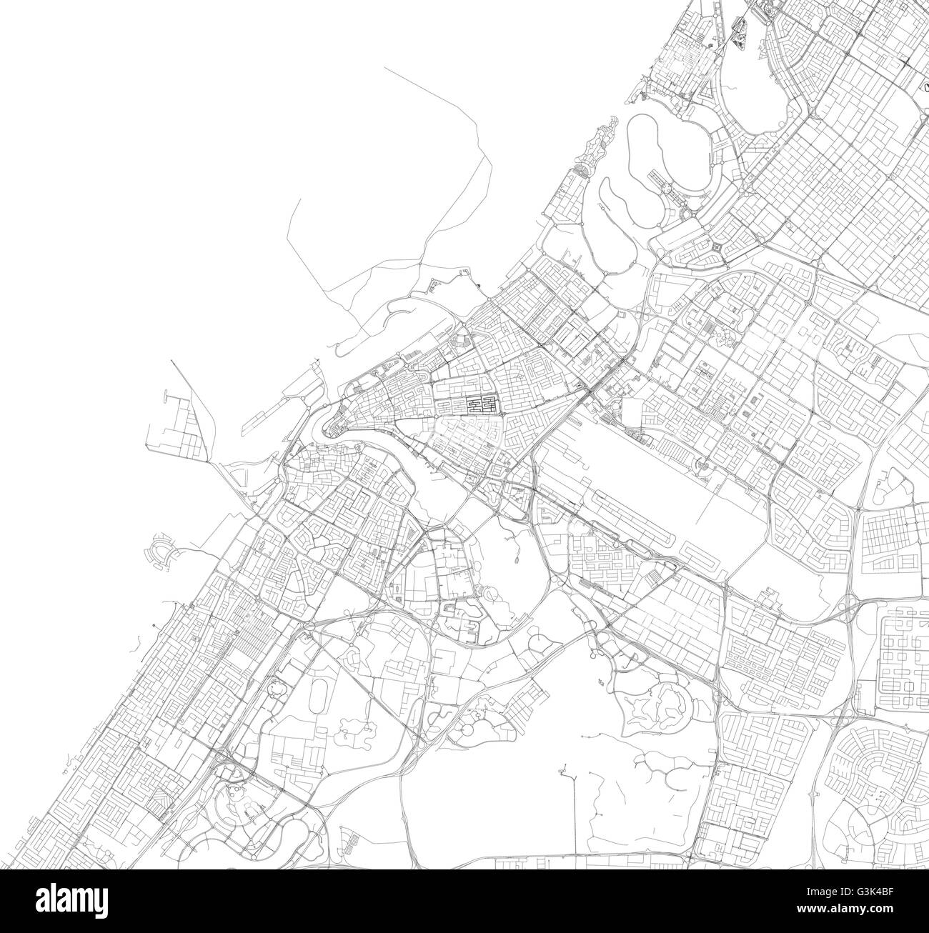 Dubai Map Hi res Stock Photography And Images Alamy