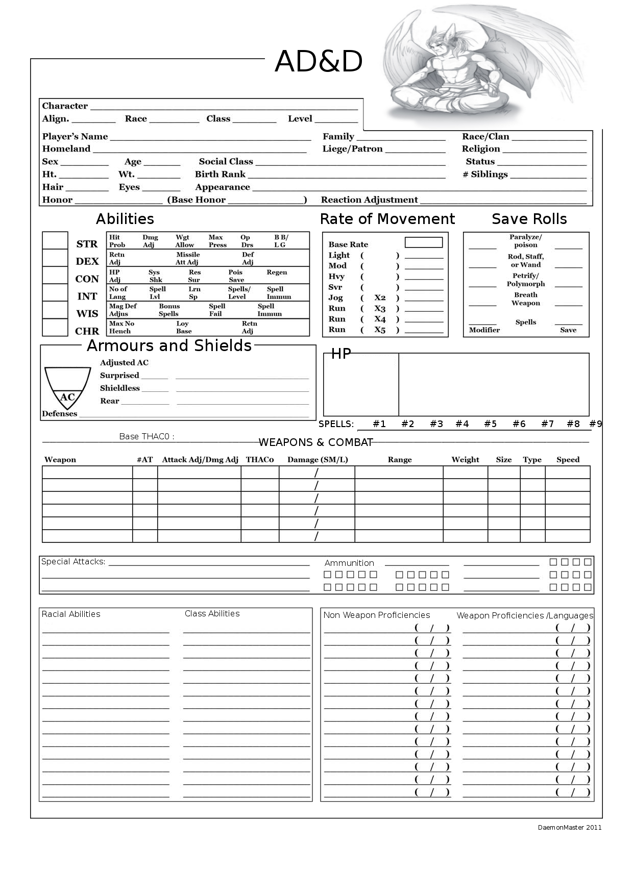 Dungeons And Dragons 3 5 Character Sheet Printable Printable Dungeons And Dragons 3 5 Character Sheet Printable Printable