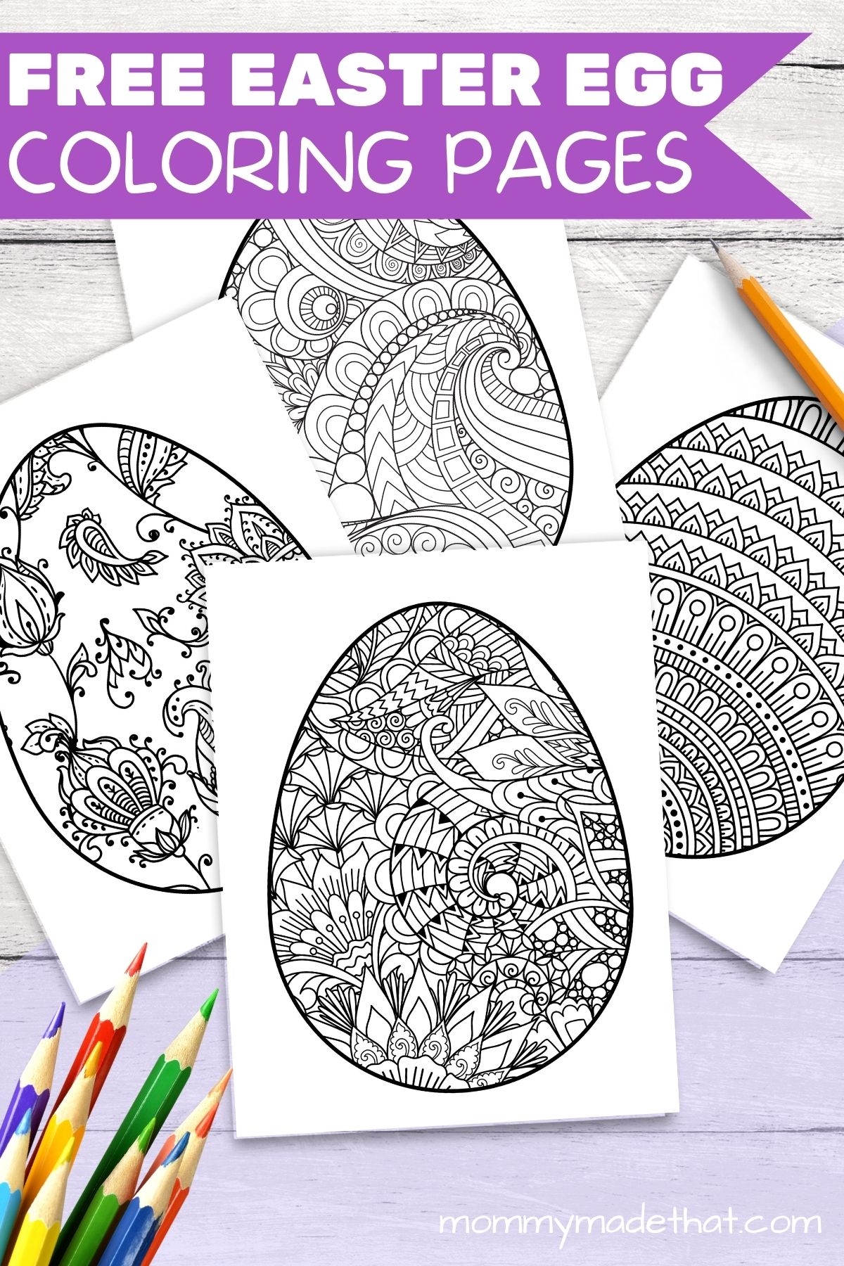 Egg Coloring Sheet Printable
