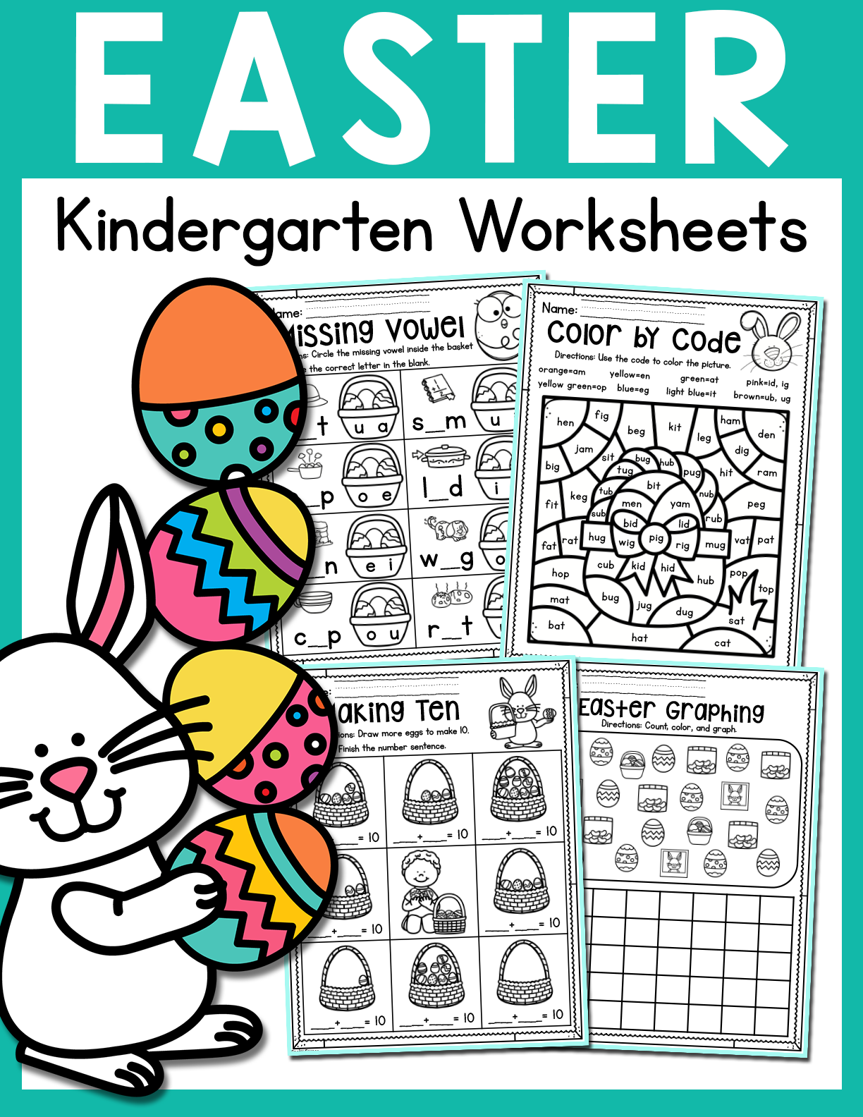 Free Printable Easter Worksheets For Kindergarten