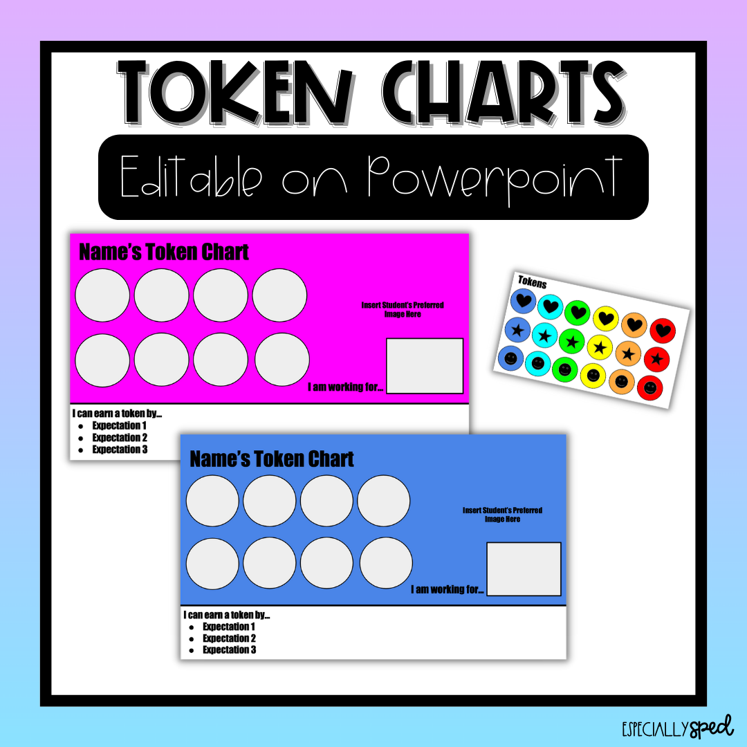 Editable Behavior Token Charts I Am Working For Board Token Board Visual Board