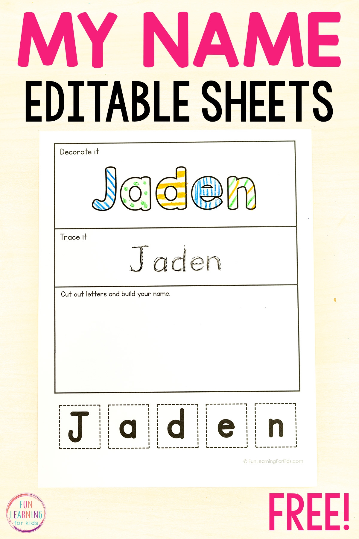 Name Sheet Printable