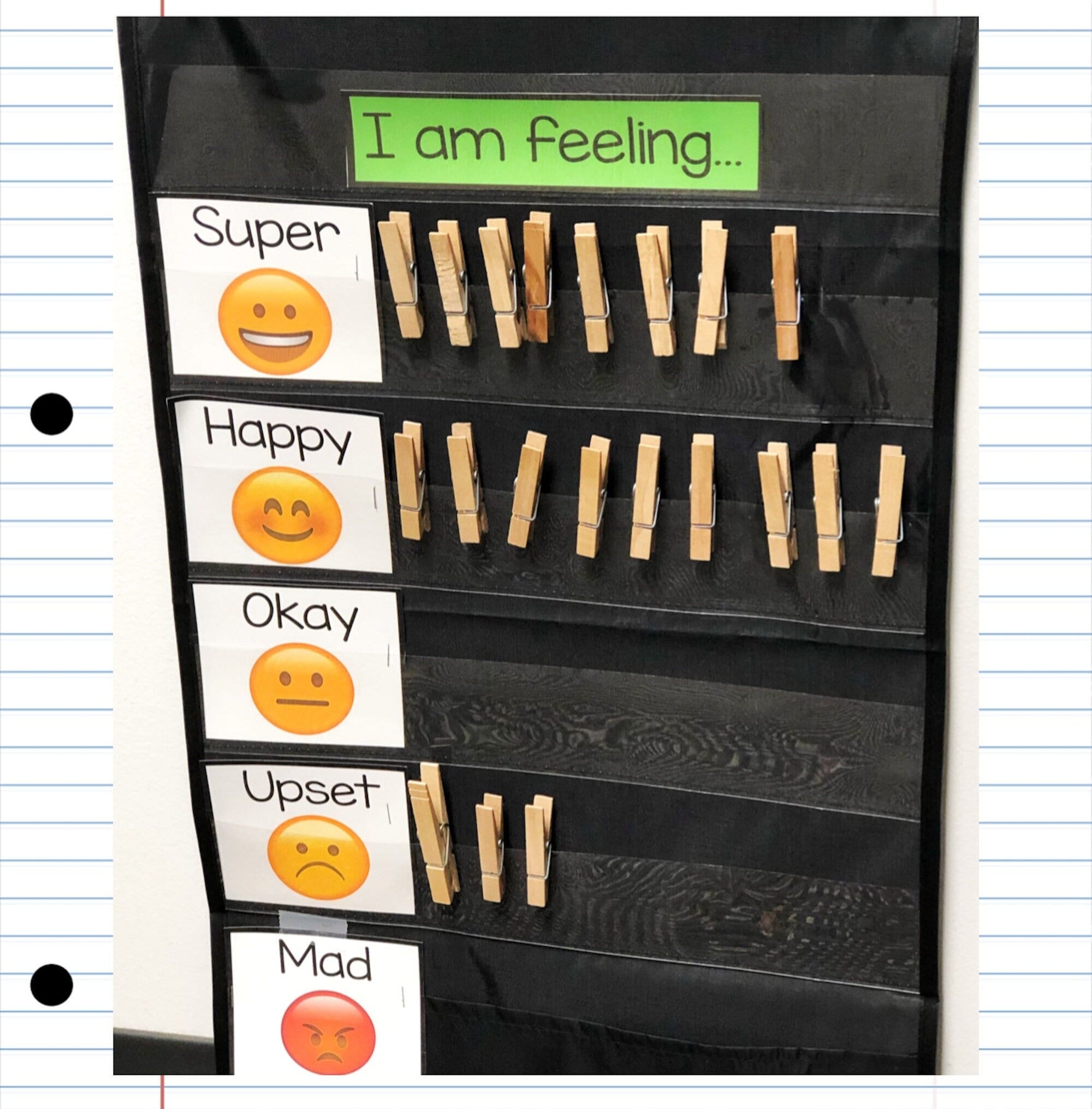 Feelings Check In Chart Printable