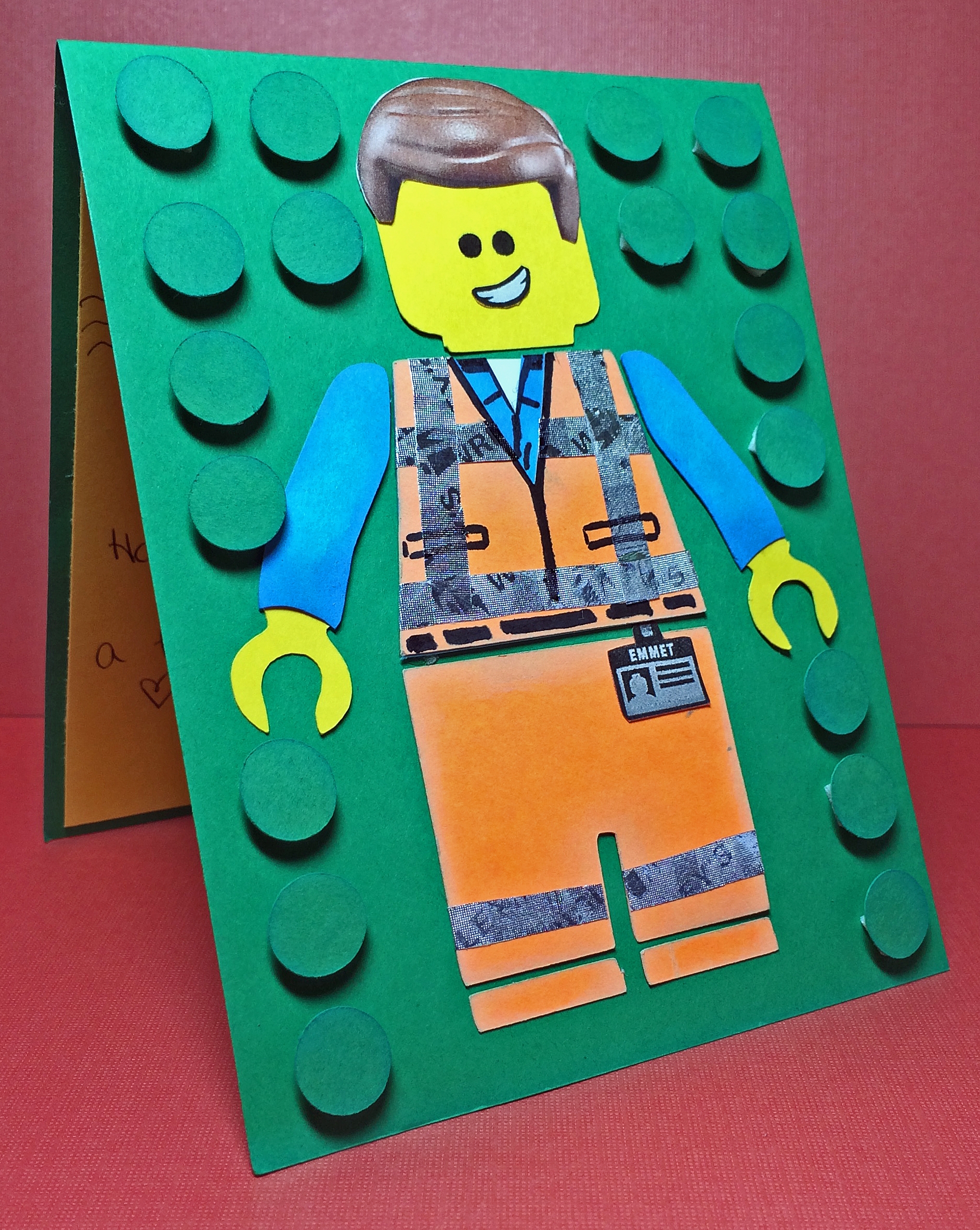 Emmet Lego Movie Birthday Card Free Emmet SVG Cutting File Bella Stitchery