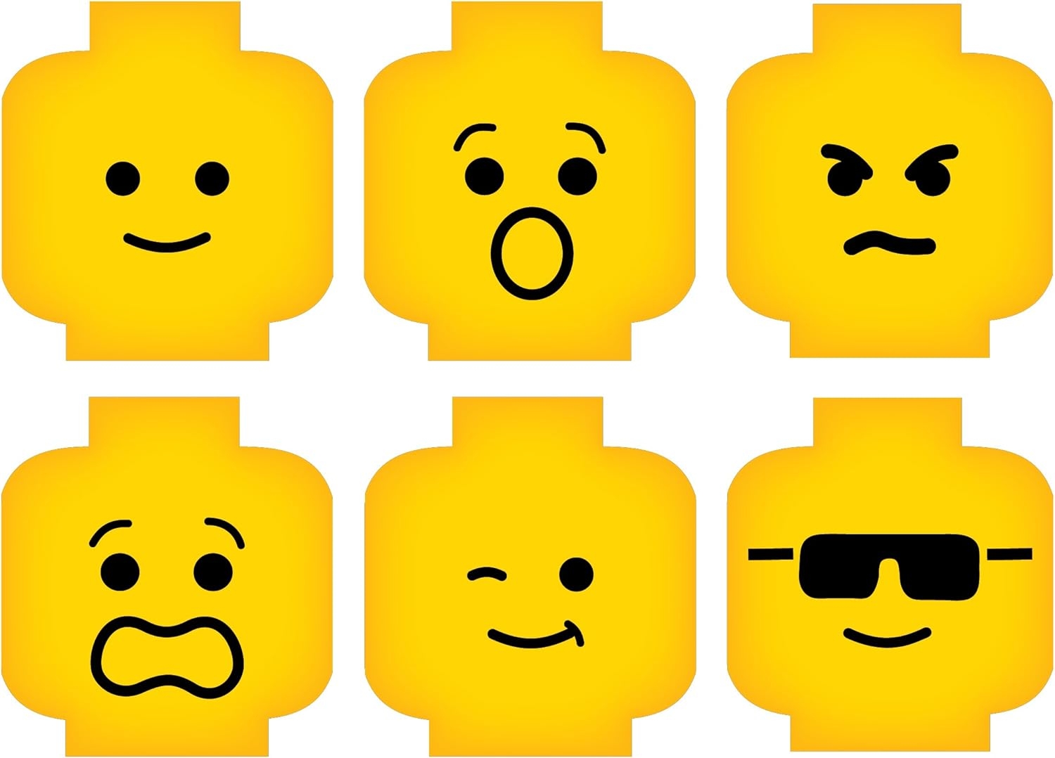 Free Printable Lego Emotions Chart