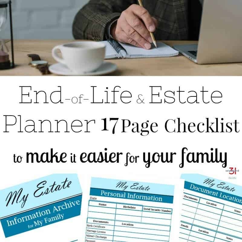 Free Printable Estate Planning Worksheet