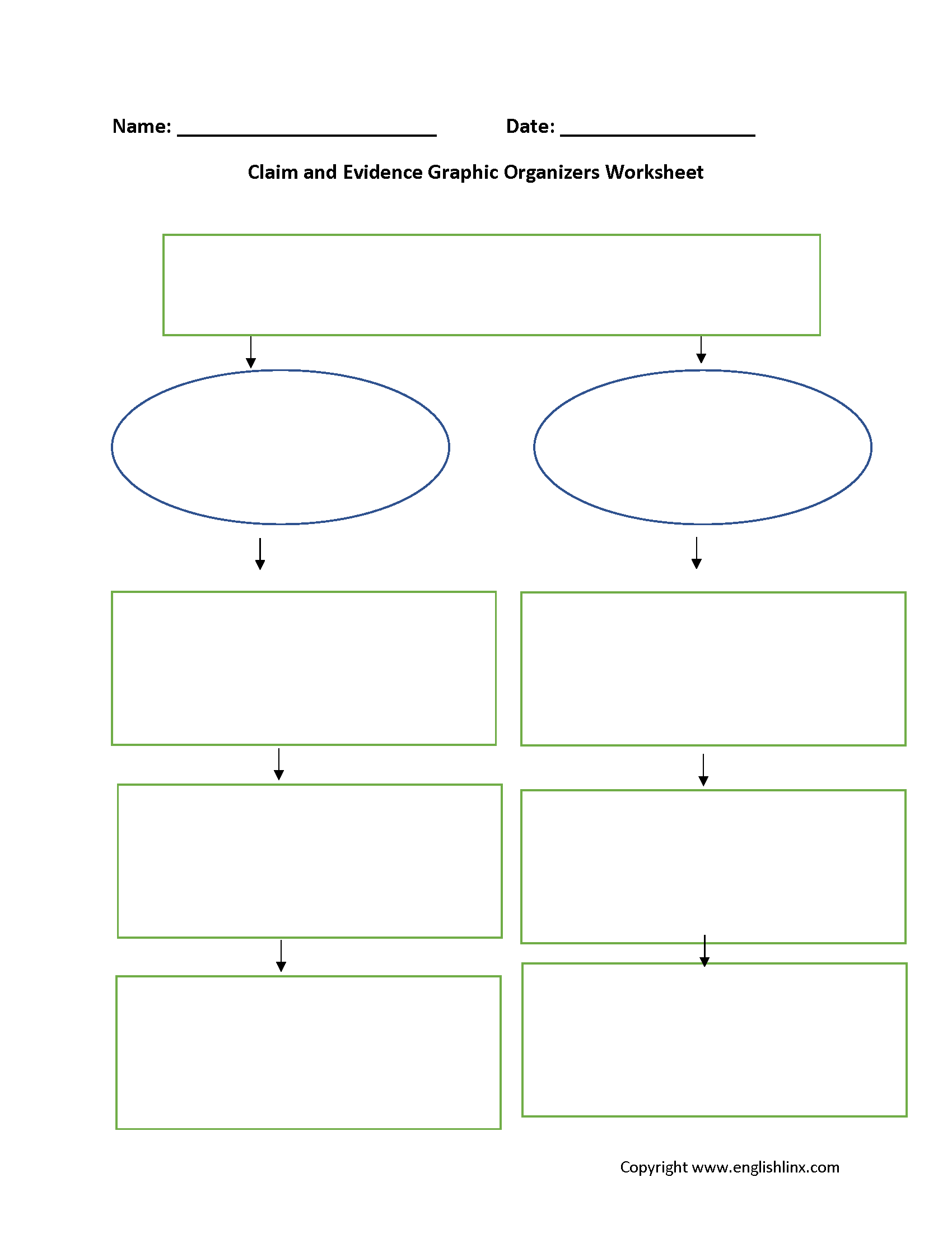Englishlinx Graphic Organizers Worksheets