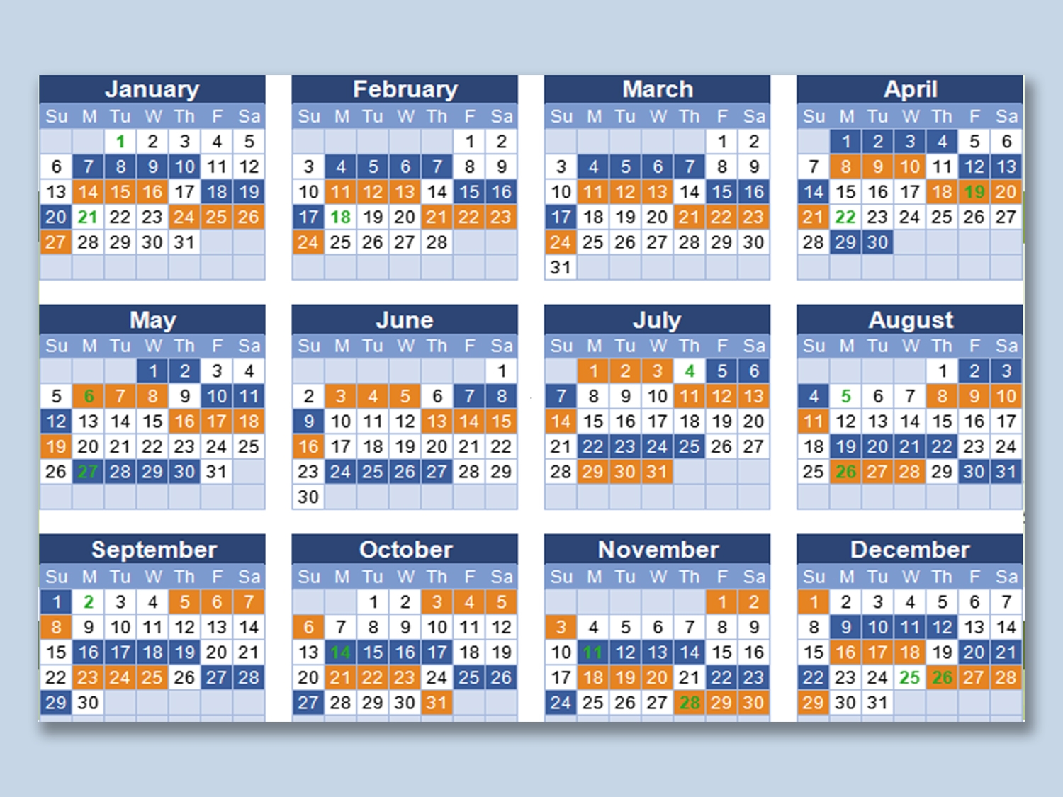 EXCEL Of Shift Work Calendar xlsx WPS Free Templates