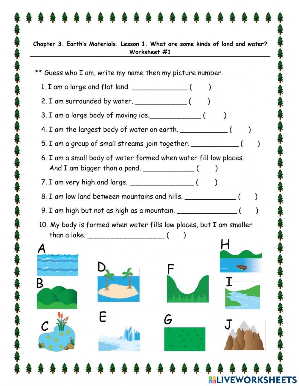 Explore Landforms Worksheets Engaging Activities For Geography Education