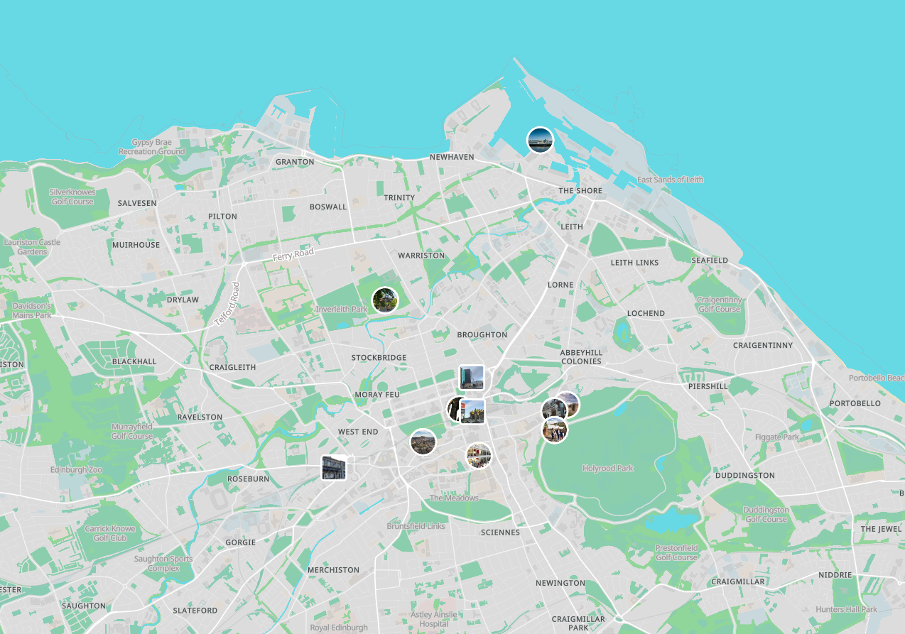 Explore Our Map Forever Edinburgh