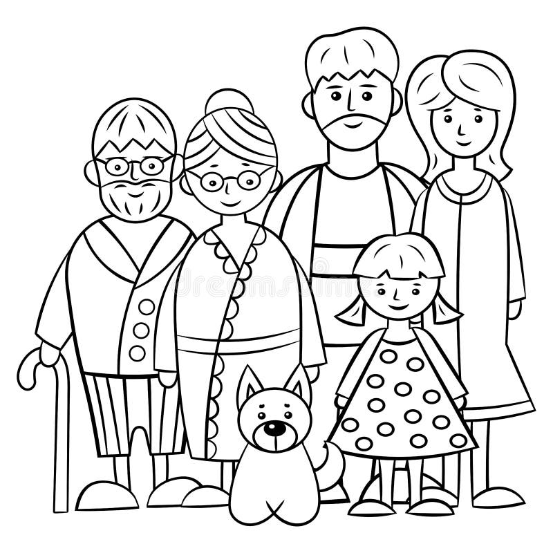 Family Coloring Stock Illustrations 16 088 Family Coloring Stock Illustrations Vectors Clipart Dreamstime