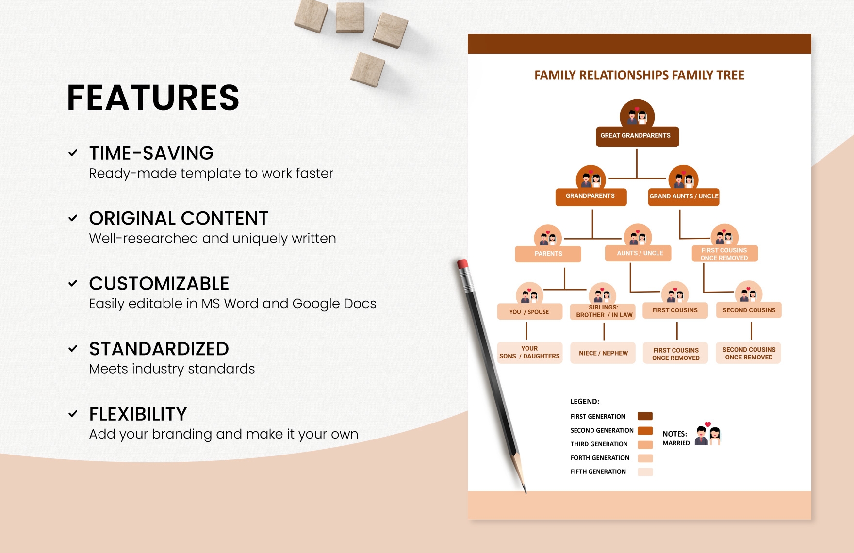 Family Relationship Chart Printable