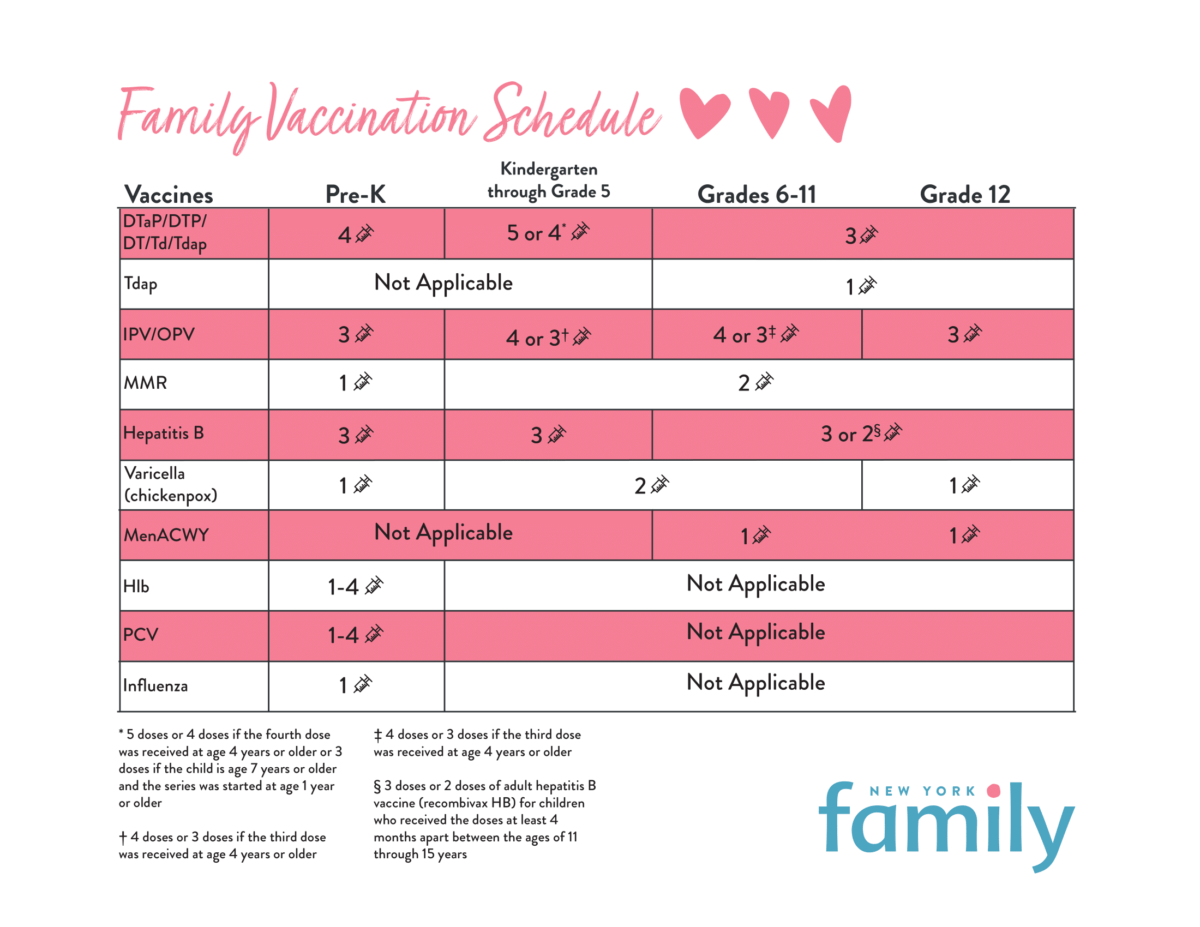 Family Vaccination Schedule Breaking Down Immunization Requirements