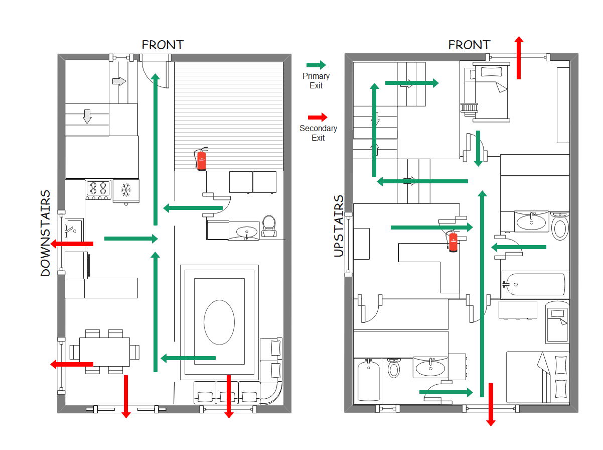 Printable Fire Escape Plan Worksheet