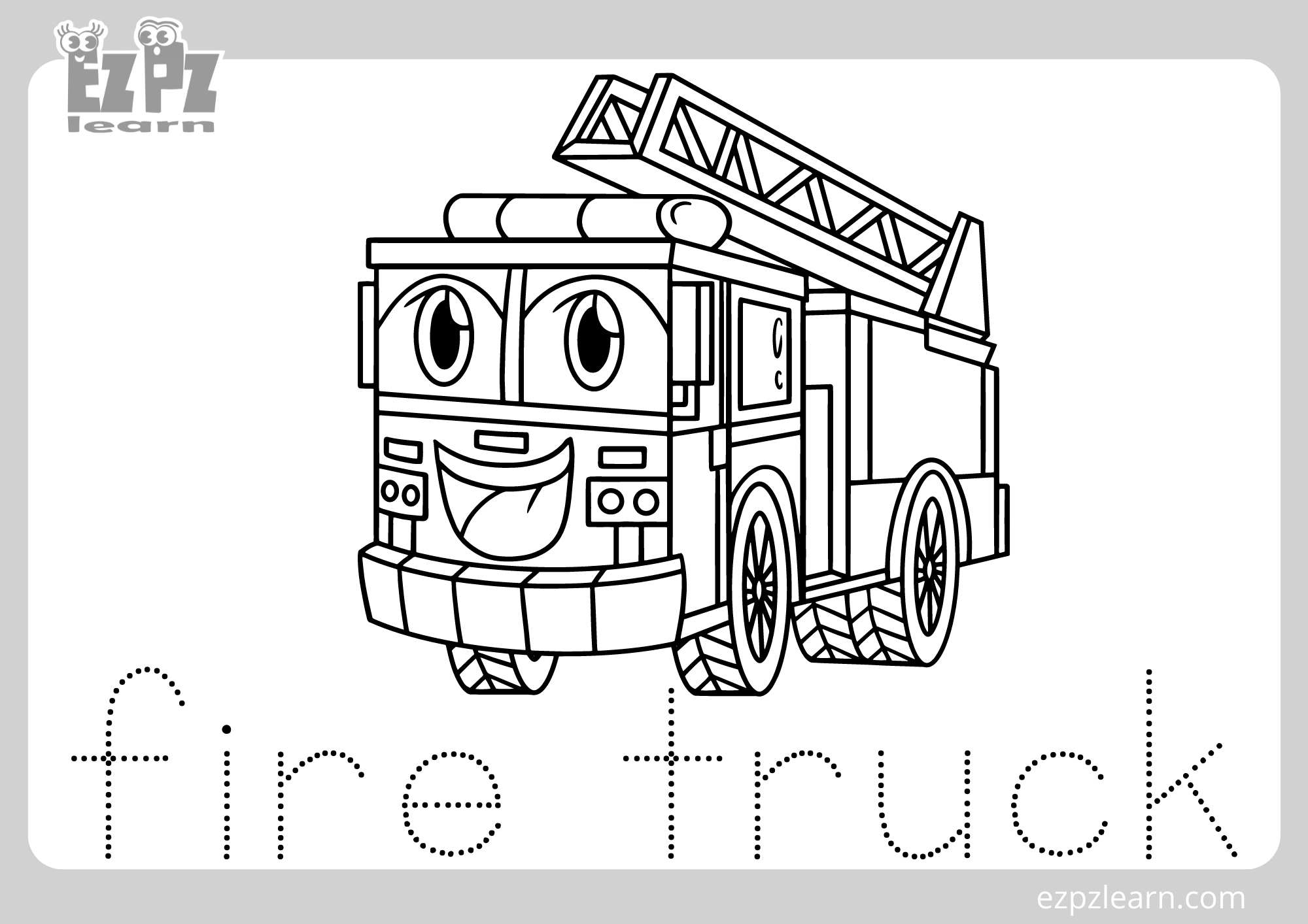 Free Printable Truck Coloring Sheets