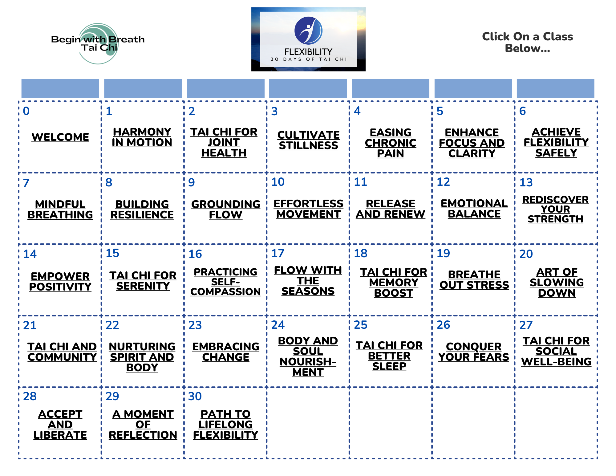 Free Printable Tai Chi Chart