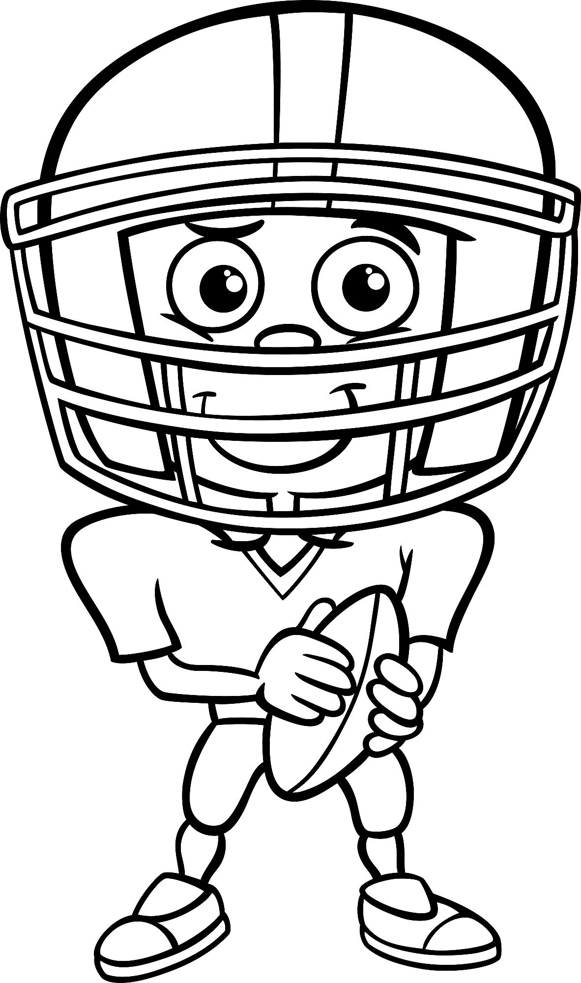 Free Printable Football Coloring Sheets