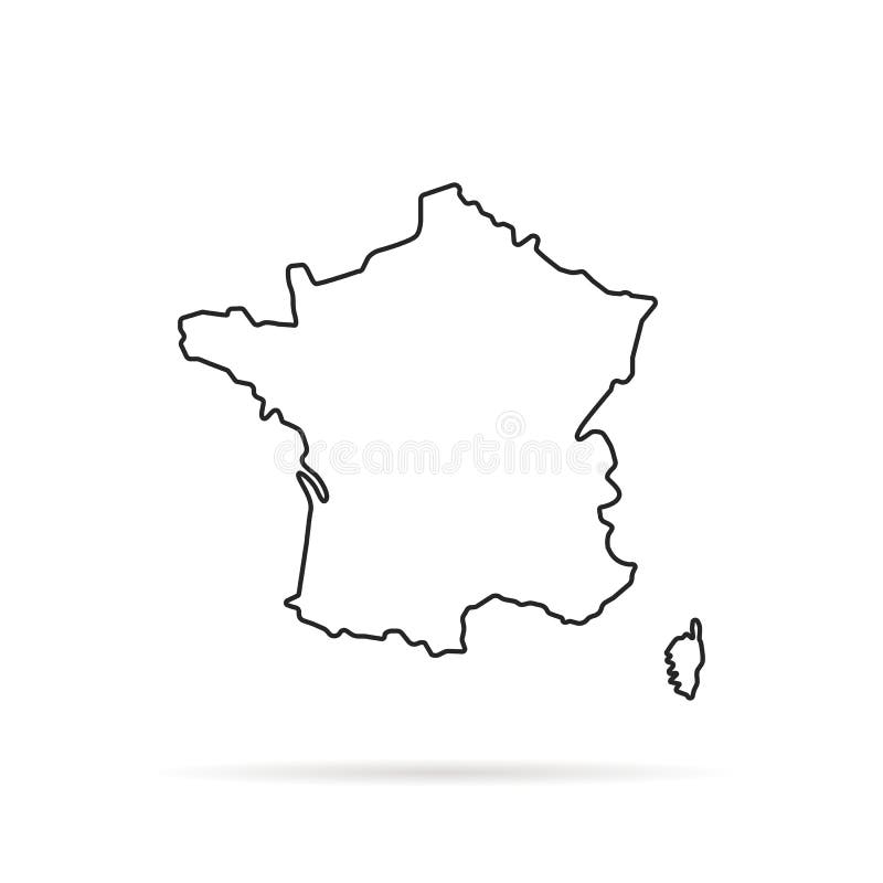 France Map Outline Stock Illustrations 21 327 France Map Outline Stock Illustrations Vectors Clipart Dreamstime