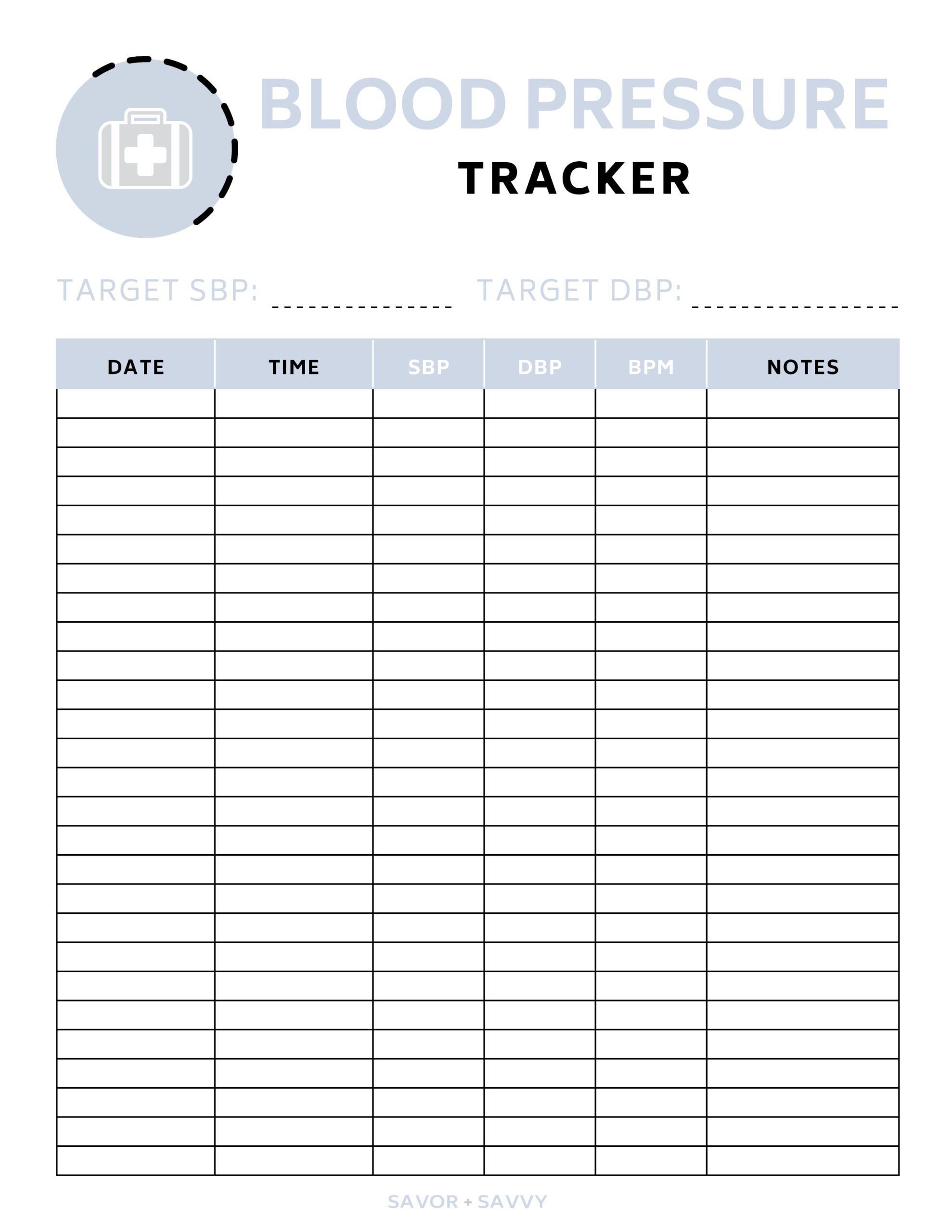 Printable Medical Chart Template