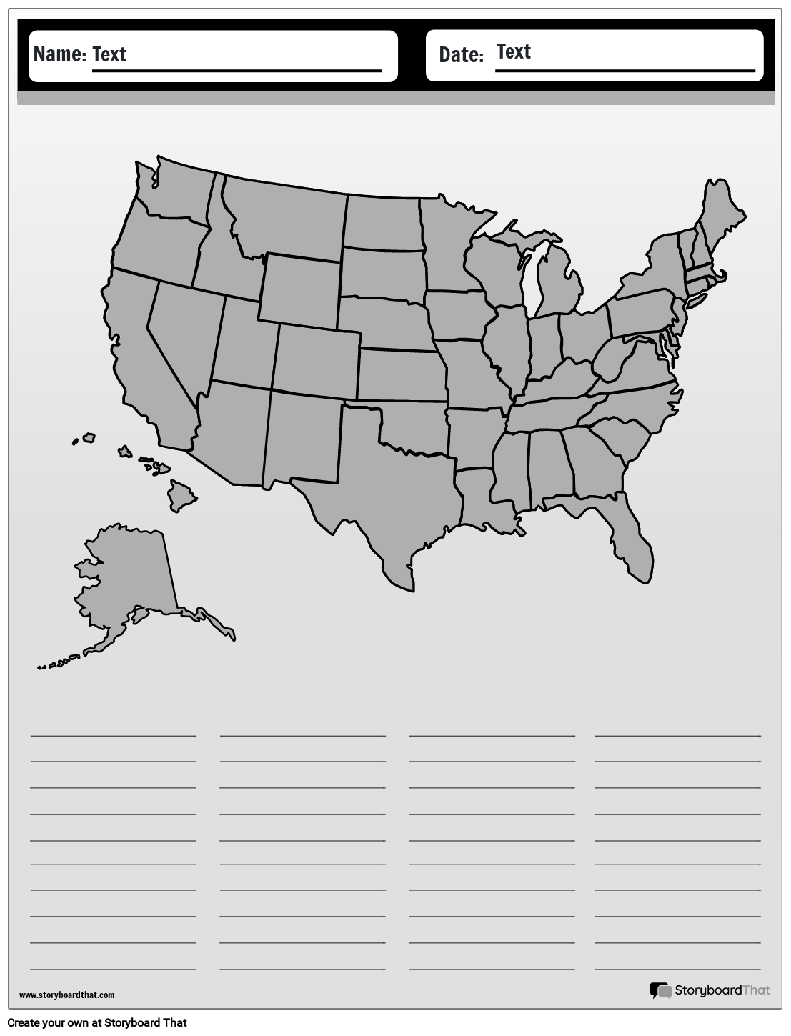 Free 50 States Worksheets Customize And Print Online