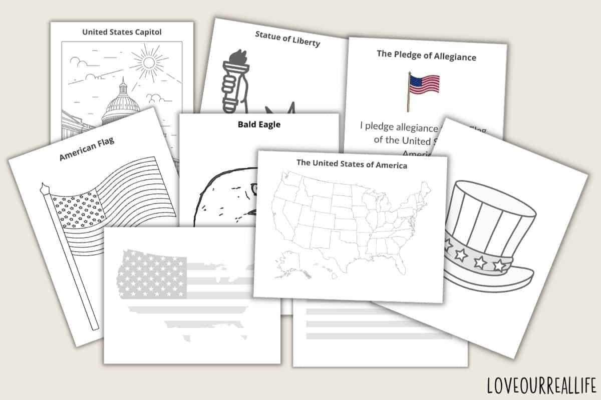 FREE American Flag USA Coloring Pages Printable PDFs Love Our Real Life FREE American Flag USA Coloring Pages Printable PDFs Love Our Real Life