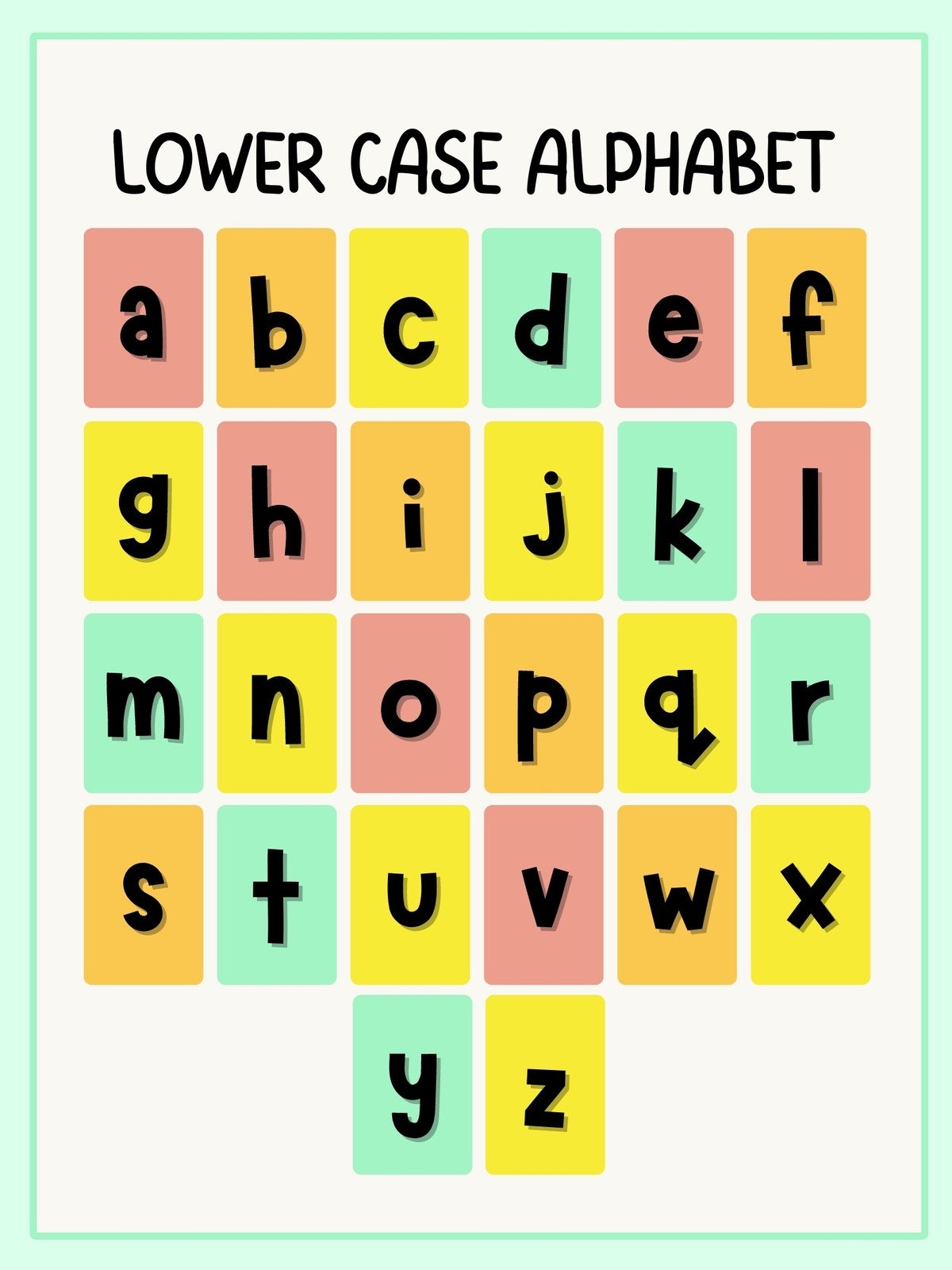 Free And Customizable Alphabet Templates Canva