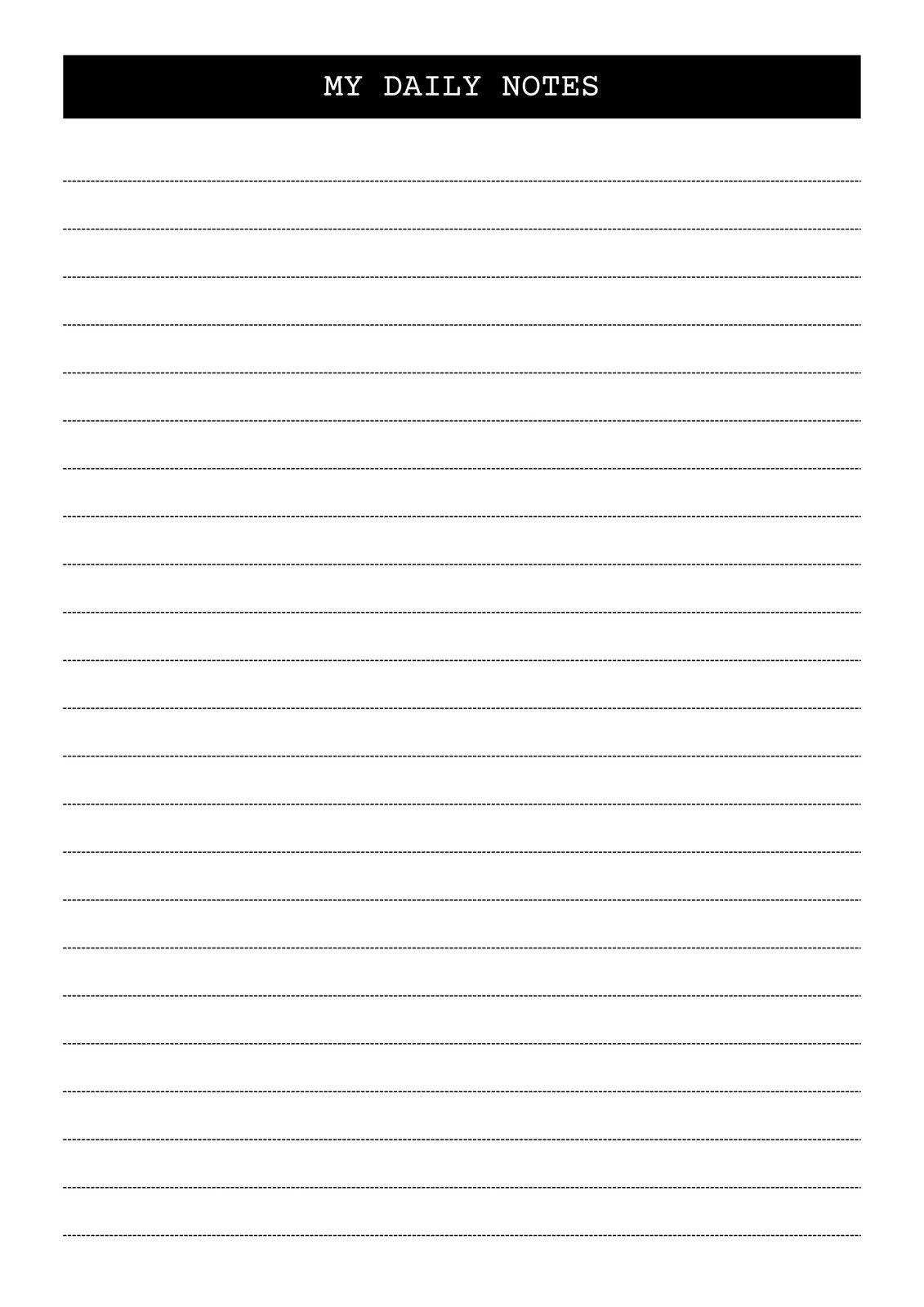 Free And Customizable Line Templates